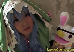 Japon Kostümlü Oyun Fıstık cumsprayed kadar becerdin