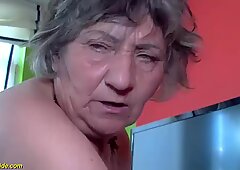 80 years old granny first time interracial