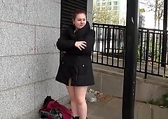 Fat amateur flashers outdoor exhibitionism and bbw public nudity of naughty