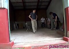 little japanese nubile outdoor group fucked